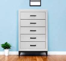 Load image into Gallery viewer, Wood Five Drawer Standard Chest - White
