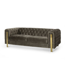 Load image into Gallery viewer, Comfy 3 Sofa With Tufted Back And Arm, Modern For Living Room - Gray
