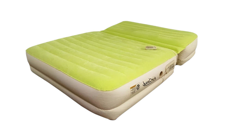Incline Adjustable Inflatable King Size Air Mattress - Moss / Green