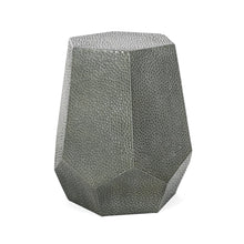 Load image into Gallery viewer, Modern Hammered Iron Geometric End Table
