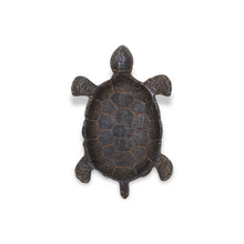 Load image into Gallery viewer, 7" Turtle Cast Iron Vanity Tray - Black
