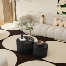 Load image into Gallery viewer, Wave Stripe Nesting Coffee Table (Set of 2)
