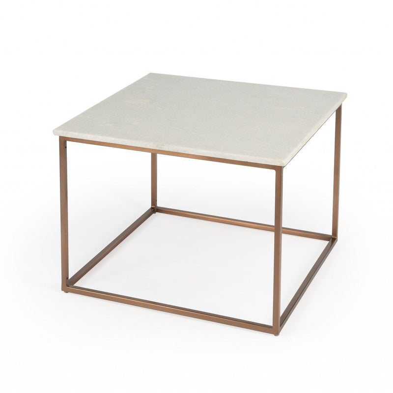 Coffee Table - Marble And Metal
