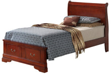 Load image into Gallery viewer, Upholstered Panel Sleigh Bed Design
