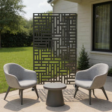 Load image into Gallery viewer, Three Panel Screen Room Divider (562875) - Black
