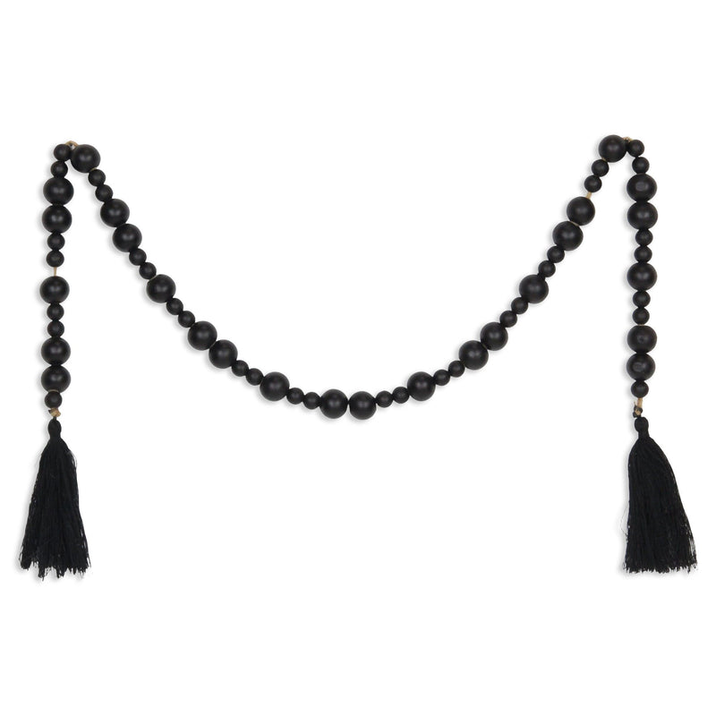 Hand Painted Decorative Tassel - Black
