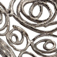 Load image into Gallery viewer, Abstract Circles Oval Decorative Bowl (628126) - Silver
