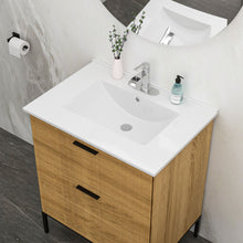 Load image into Gallery viewer, Premium Rectangular Vanity Top With Single Faucet Hole And Overflow
