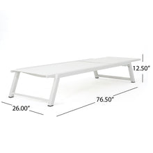 Load image into Gallery viewer, Myers - Modern Chaise Lounge Set With Adjustable Mesh Back
