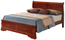 Load image into Gallery viewer, Upholstered Panel Sleigh Bed Design
