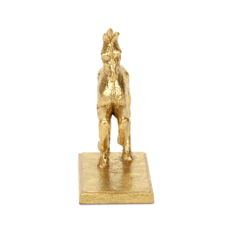Horse Tabletop Sculpture - Gold