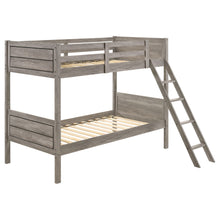 Load image into Gallery viewer, Brenton - Twin Over Twin Bunk Bed With Ladder - Taupe
