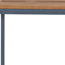 Load image into Gallery viewer, Wood Iron End Table (727053) - Walnut / Black
