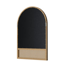 Load image into Gallery viewer, Solid Wood Arch Framed Accent Mirror - Brown
