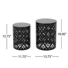 Load image into Gallery viewer, Outdoor Metal Modern Design End Table
