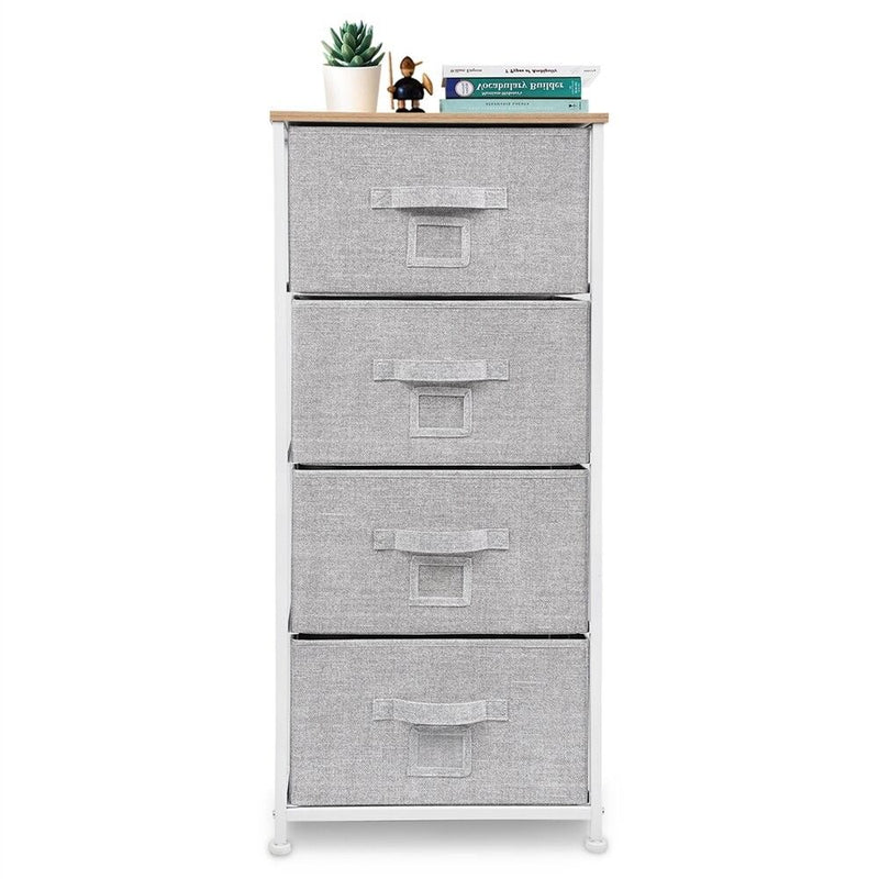 Standard Accent Cabinet With Four Drawers - Gray