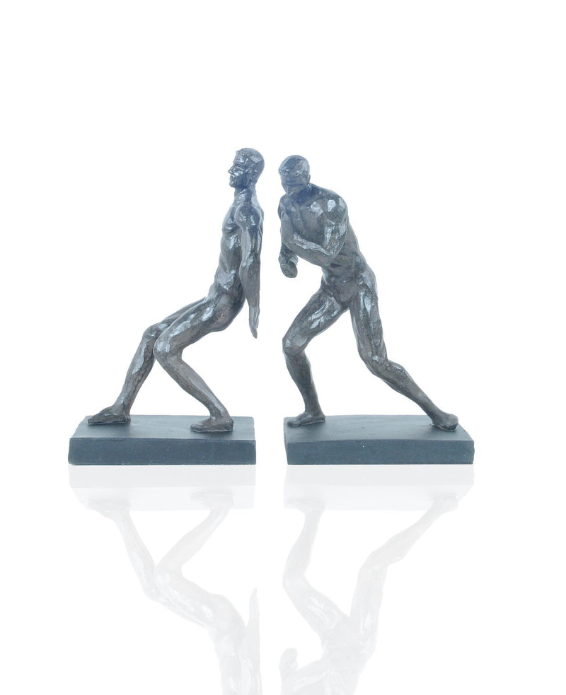 Resin Hand Painted Figurine (364255) - Dark Gray