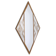 Load image into Gallery viewer, 38" Mixed Metal Diamond Accent Mirror - Brass / Silver
