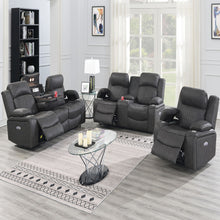 Load image into Gallery viewer, Power Motion Living Room Set With USB Port, Adjustable Headrest, Cup Holder

