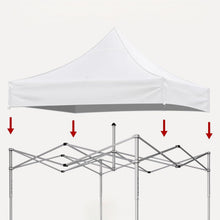 Load image into Gallery viewer, Canopy Replacement Top With 4 Pack W8 Bags, Pop Up Tent Cover Only, Frame Not Included

