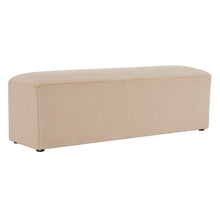 Load image into Gallery viewer, Long Plush Ottoman, Simple Footstool And Seat For Home Use - Almond
