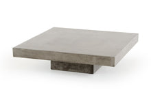 Load image into Gallery viewer, Concrete Modern Square Coffee Table - Gray
