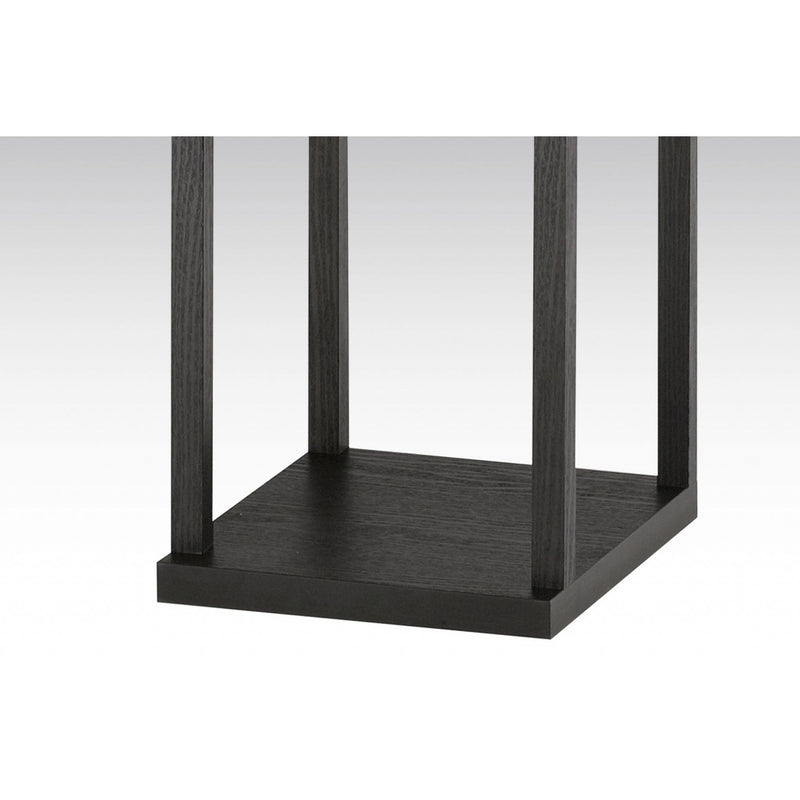 Sleek Column Style Floor Lamp With Storage - Black / White