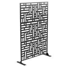 Load image into Gallery viewer, Three Panel Screen Room Divider (562875) - Black
