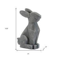 Load image into Gallery viewer, Poly Rabbit Figurine (Set of 2) - Gray
