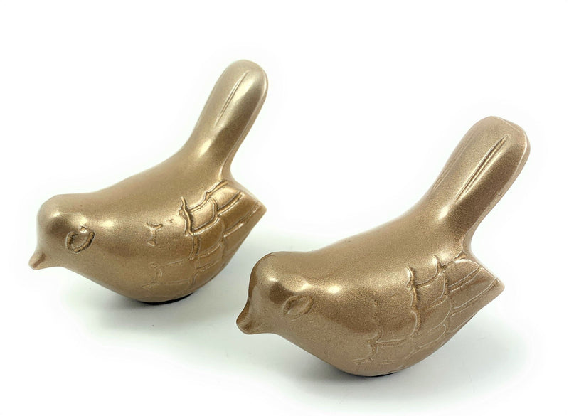 Bird Tabletop Sculpture (Set of 2) (482403) - Gold