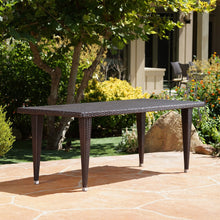 Load image into Gallery viewer, Reflect - Outdoor Dining Table With Rattan Cover - Dark Gray
