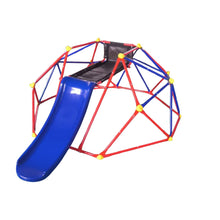 Load image into Gallery viewer, Innovative Dome Climber With Slide And Climbing Stones - Blue / Red
