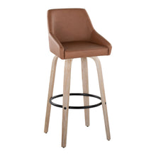 Load image into Gallery viewer, Hannah - Transitional Fixed Height Barstool With Swivel With Round Footrest (Set of 2)
