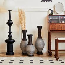 Load image into Gallery viewer, Tall Designer Floor Vase With Elegant 2 Tone
