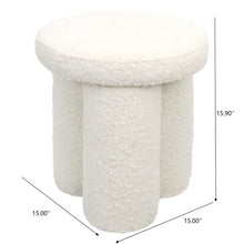 Load image into Gallery viewer, Wesley - Stool - Ivory
