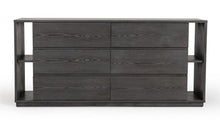 Load image into Gallery viewer, Wooden 6 Drawer Double Dresser - Gray
