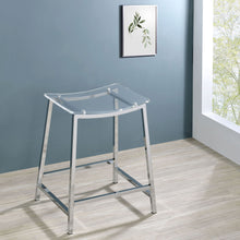 Load image into Gallery viewer, Staten - Backless Counter Stool (Set of 2) - Chrome
