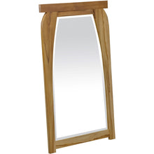 Load image into Gallery viewer, 35" Abstract Framed Accent Mirror - Brown
