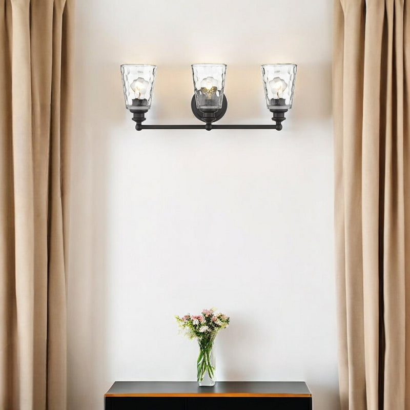 Mae 3-Light Oil-Rubbed Vanity - Bronze