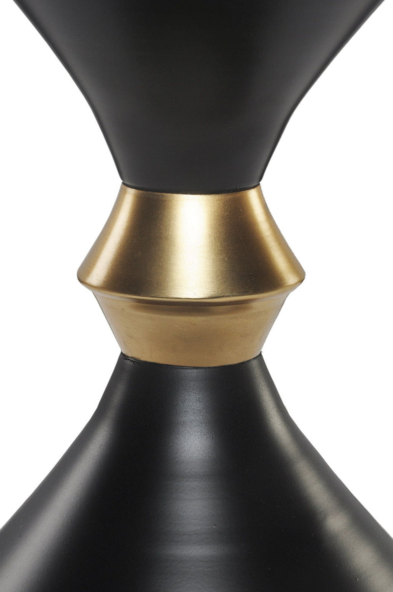 Iron End Table - Black
