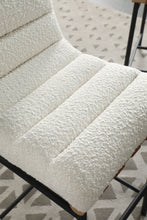 Load image into Gallery viewer, Lahni - 17" Boucle Fabric Counter Height Chair

