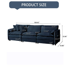 Load image into Gallery viewer, Modern Chenille Oversized Deep Seat Sectional Sofa With Pillows
