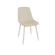 Load image into Gallery viewer, Modern Kitchen Dining Chairs (Set of 4) With Linen Padding And Sturdy Metal Legs - Beige
