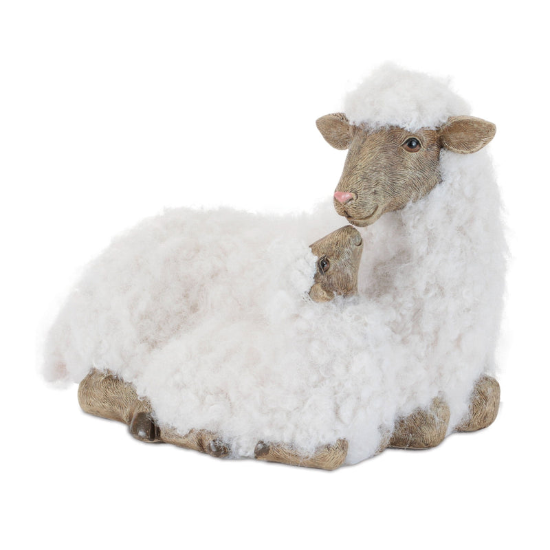 Poly Figurine - White / Beige