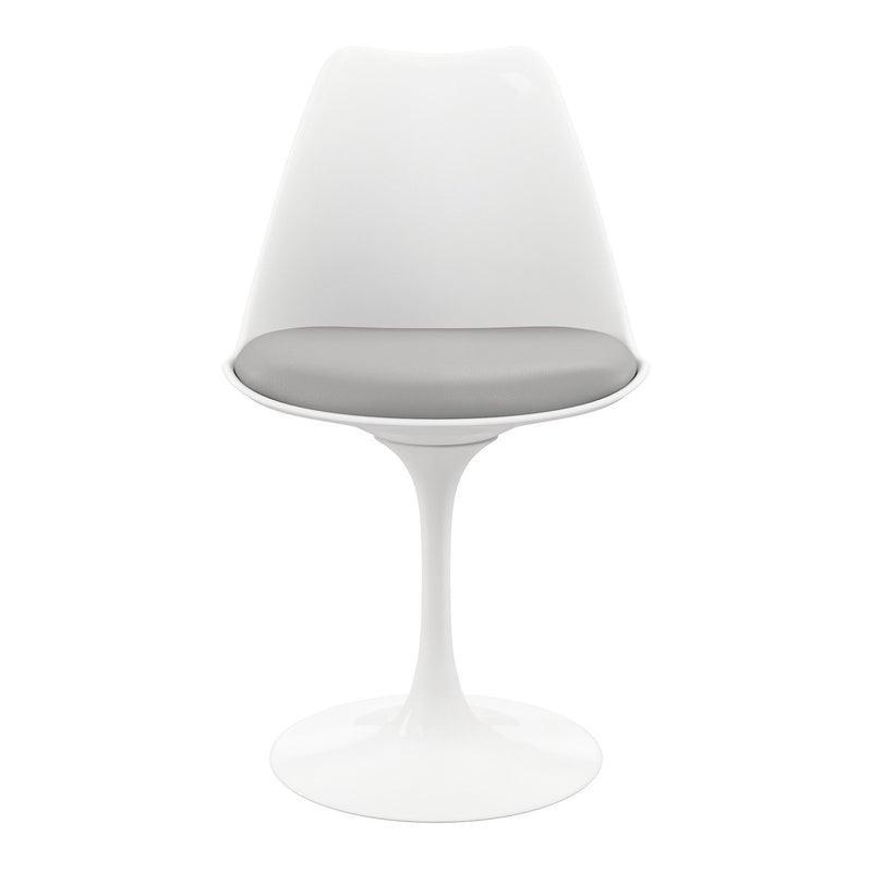 Dining Side Chair - White / Gray