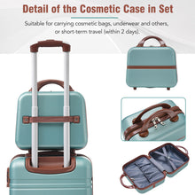 Load image into Gallery viewer, Hardshell Luggage Sets 3 Pieces 20" / 28" Luggages And Cosmetic Case Spinner Suitcase With Tsa Lock Lightweight

