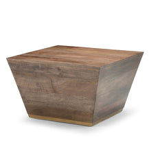 Load image into Gallery viewer, Solid Wood Square End Table - Dark Brown
