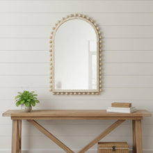Load image into Gallery viewer, 35" Arch Framed Accent Mirror - Natural
