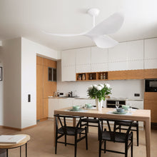 Load image into Gallery viewer, Ceiling Fan Without Light, DC Motor Remote Control Fan For Indoor / Outdoor Use - White
