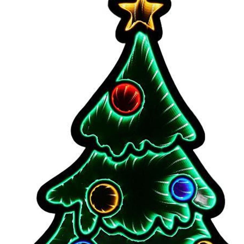 Trees Christmas Christmas Tree Tabletop Sculpture With LED - Green / Red / Yellow